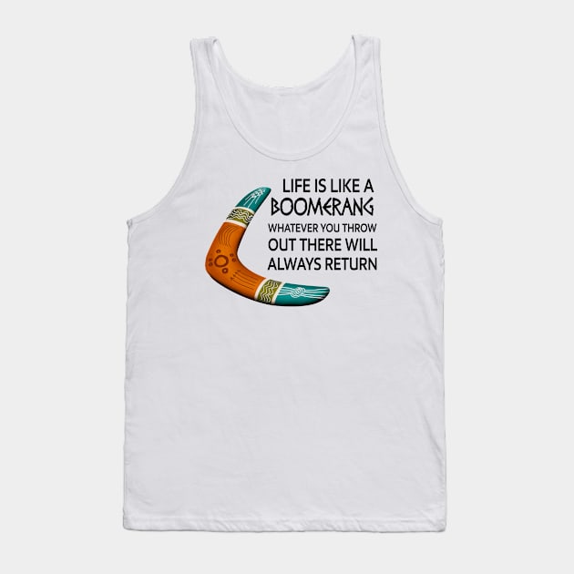 Boomerang Tank Top by designbek